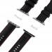 Best Buy apple watch bands Wristband for apple Watch Series 4 3 2 1 (Black 38mm 40mm) watch adapter included online with free shipping from HALLEAST online shop.