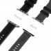 Best Buy apple watch bands Wristband for apple iWatch Series 4 3 2 1 (Black/Gray 42mm 44mm) Watch Adapter Included online with free shipping from HALLEAST online shop.