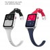 Best Buy Slim narrow iwatch bands soft silicone apple watch band for Apple Watch Series 4 3 2 1 (5pack-ww-38-40) online with free shipping from HALLEAST online shop.